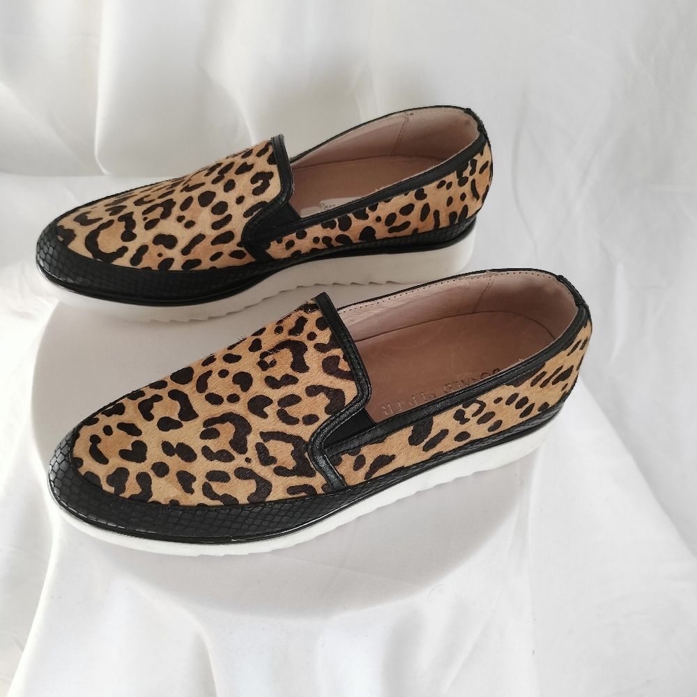 New Size 6.5  Donald Pliner  Calf Hair Loafers Shoes